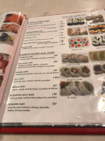 Yoshi Sushi menu