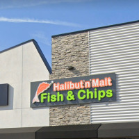 Halibut 'n ' Malt Fish Chips food