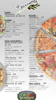 Il Pinnacolo menu