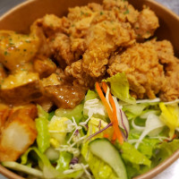 Hankook Chicken(korean Fried Chicken Rice Bowl Bbq) food