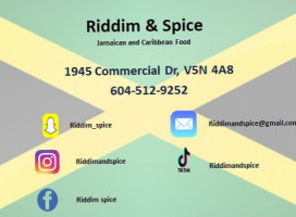 Riddim & Spice food