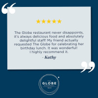 The Globe Restaurant food