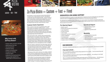 Za Pizza Bistro Food Truck food