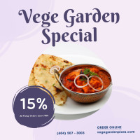 Vege Garden Pizza & Coffee Shop food
