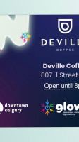 Deville Coffee outside