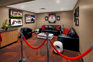 The Red Zone Premium Sports Bar inside