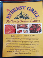 The Everest Grill Fine Indian Cuisine food