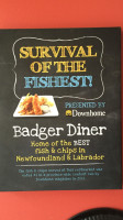 Badger Diner menu