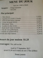 Restaurant Royal 24 menu