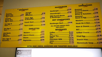 Bud's Restaurant menu