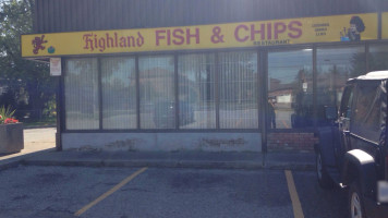 Highland Fish Chips food