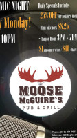 Moose Mcguire’s food