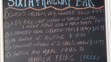 Sixth Railway Grill food