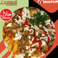 Lazeez Shawarma food