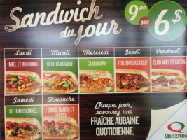 Quiznos food