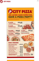 City Pizza food
