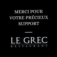 Restaurant Le Grec food