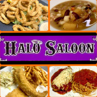 Halo Saloon Grill food