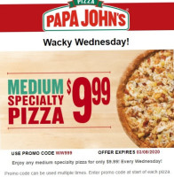 Papa John's Pizza food