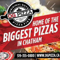 Original Guys Pizza Pies Og Pizza (chatham) food