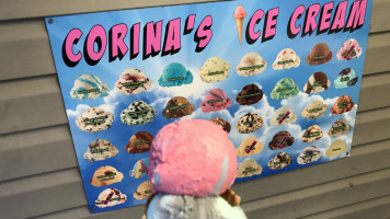 Corina's Ice Cream Parlour food
