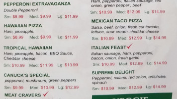 Pizza 64 menu