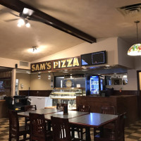 Sam's Pizza inside