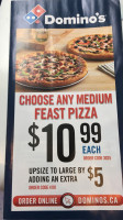 Domino's Pizza food