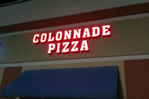 Colonnade Pizza food