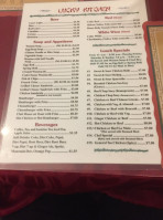 Lucky Kitchen Restaurant menu