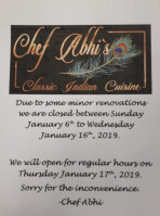 Chef Abhi's Classic Indian Cuisine food