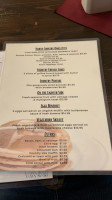 North Country Inn menu