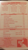 Kwan's Restaurant menu