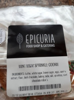 Epicuria Food Shop And Catering menu