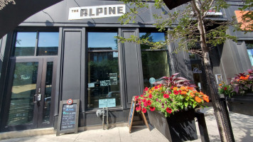 The Alpine outside