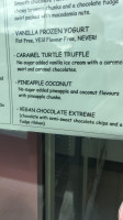 Baskin-robbins menu