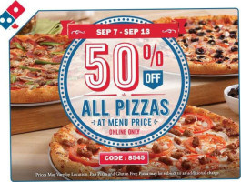 Domino's Pizza food