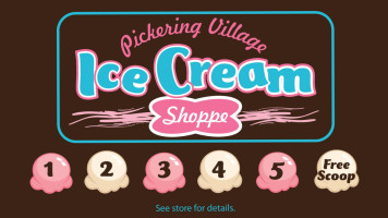Pickering Village Ice Cream Shoppe inside