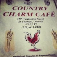 Country Charm Cafe food