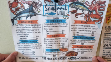 The hook and anchor menu