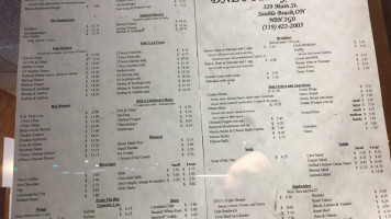 Dnl's menu