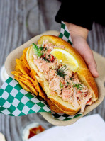 Salty’s Lobster Shack East Van Brewing food