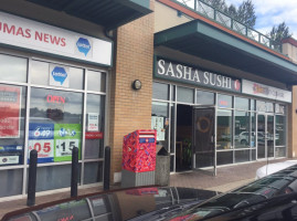 Sasha Sushi outside