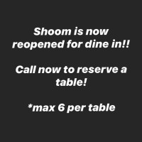 Shoom Restaurant food