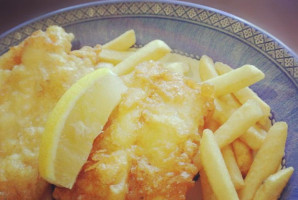 Old Style Fish Chips inside