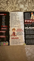 Poulet Frit Du Boulevard menu