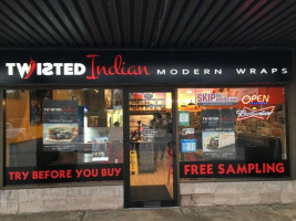 Twisted Indian Fusion Street Food outside