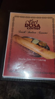 Yarl Dosa Corner menu