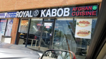 Royal kabob afghan cuisine outside