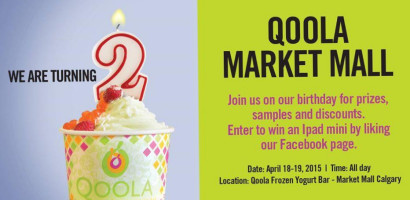 Qoola Yogurt Market Mall Calgary, Ab food